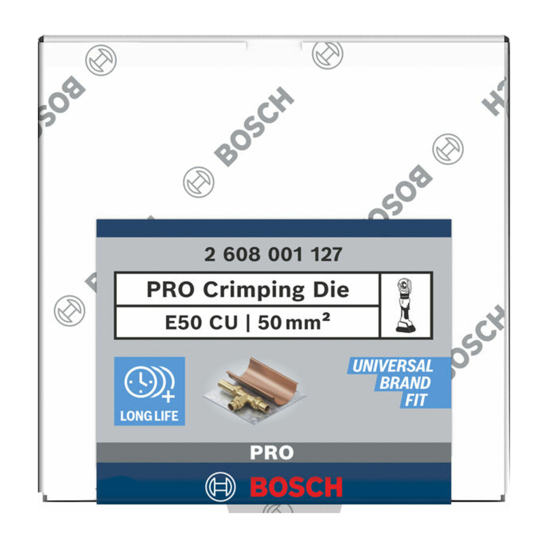 Bosch PRO Presseinsatz, E50 CU, 50 mm², cuivre