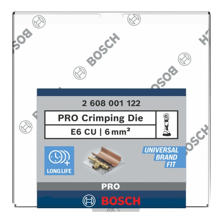 Bosch PRO Presseinsatz, E6 CU, 6 mm², Kupfere