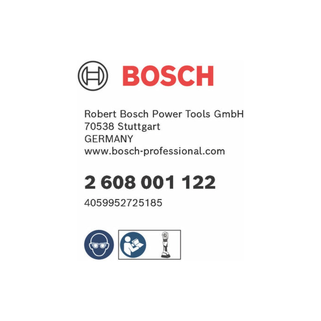 Bosch PRO Presseinsatz, E6 CU, 6 mm², Kupfere
