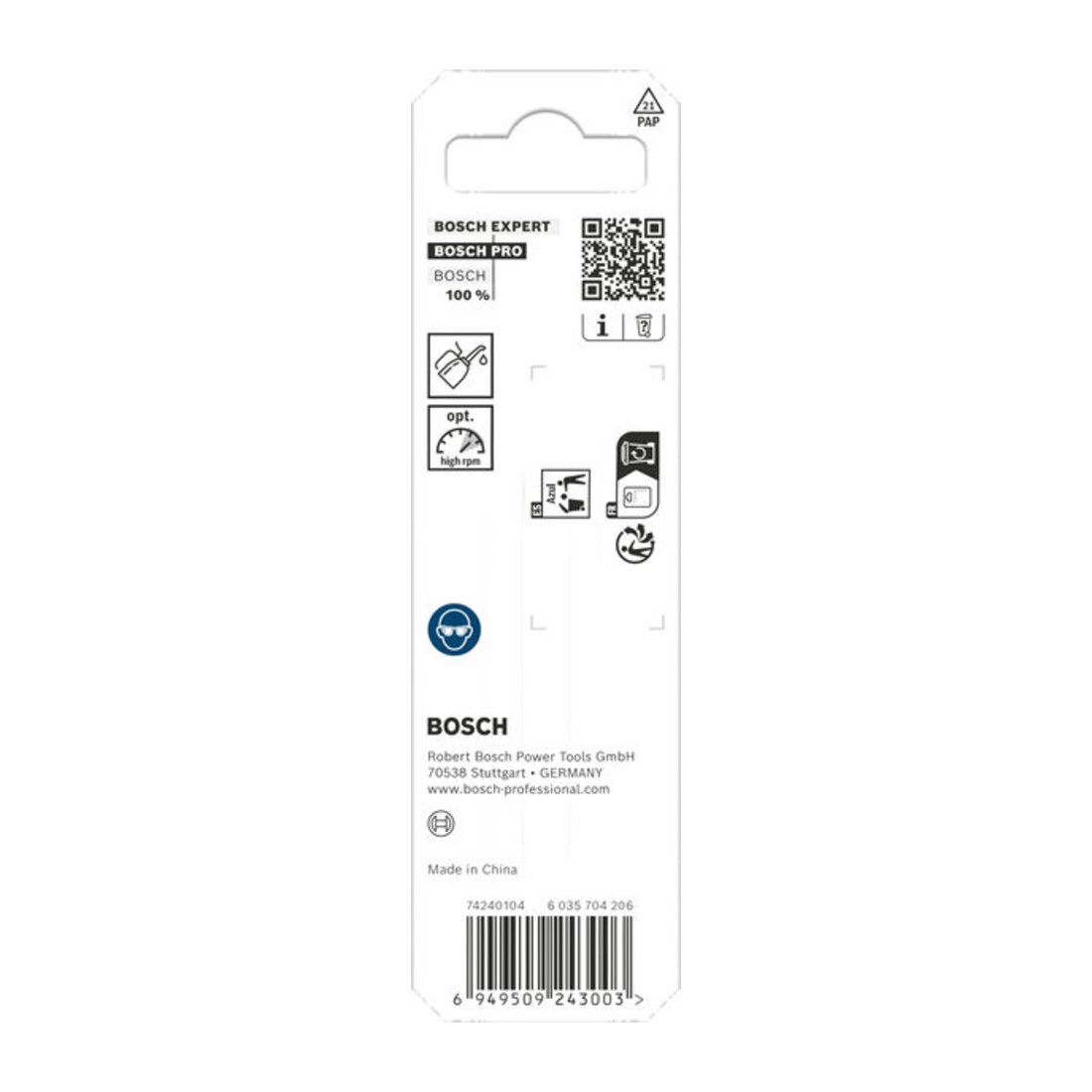 Bosch PRO Punta a spirale in acciaio inox HSS-Co, 2 x 24 x 49 mm