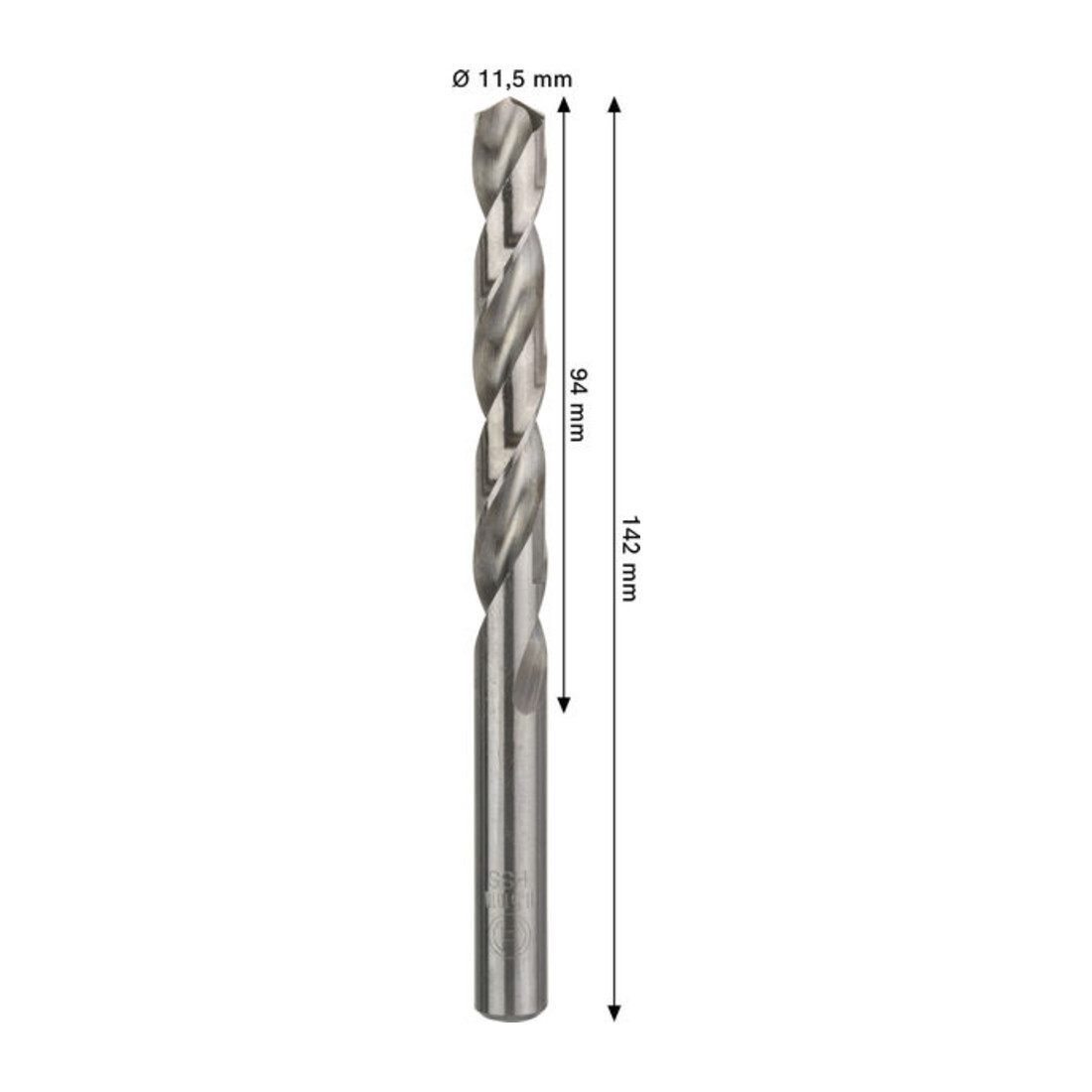 Bosch PRO Punta a spirale in metallo HSS-G, 11,5 x 94 x 142 mm