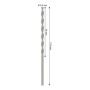Bosch PRO Punta a spirale in metallo HSS-G, 3,5 x 73 x 112 mm-4