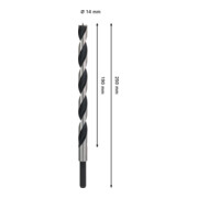 Bosch PRO Punta a spirale per legno, 14x190x250 mm-4