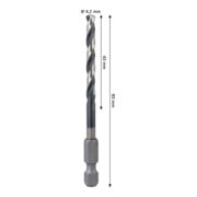 Bosch PRO Punta elicoidale a percussione in metallo HSS-G, 4,2 x 43 x 83 mm-4