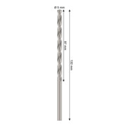 Bosch PRO Punta elicoidale HSS-G Metal, 5 x 87 x 132 mm-4
