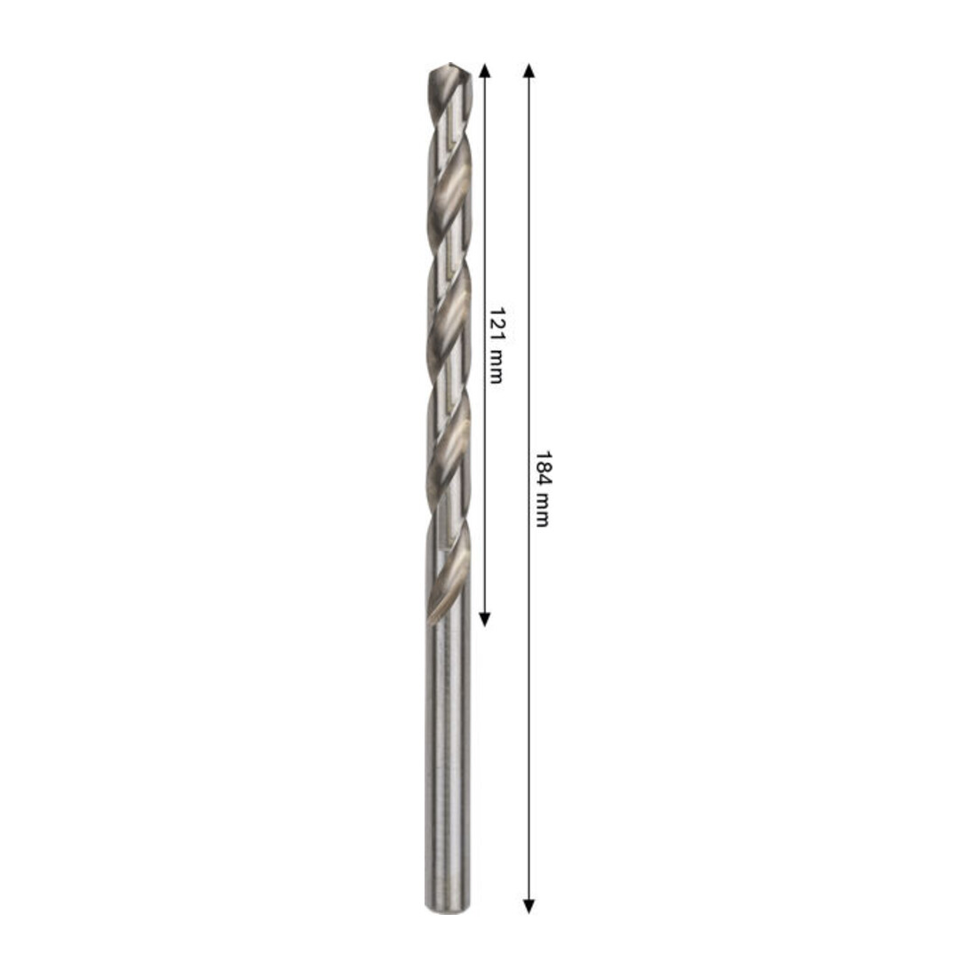 Bosch PRO Punta elicoidale in metallo HSS-G, 10 x 121 x 184 mm