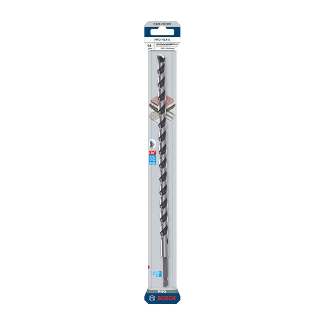 Bosch PRO Punta HEX-5, 14 x 250 x 300 mm