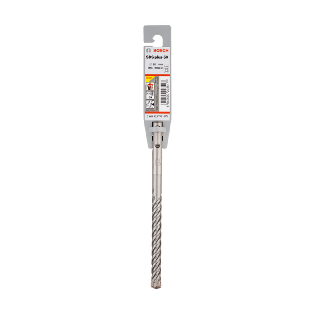 Bosch PRO Punta per martello SDS plus-5X, 10 x 100 x 160 mm