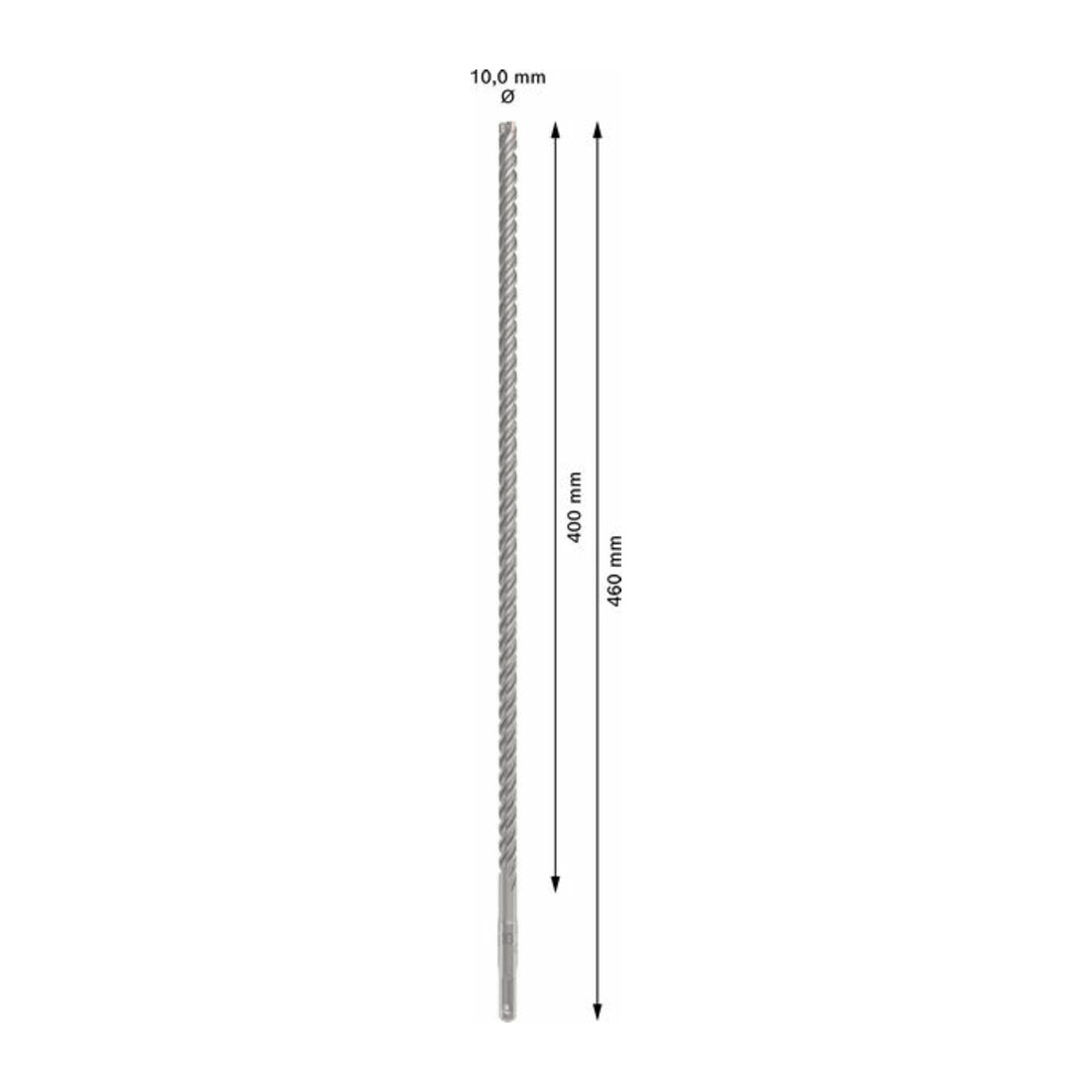 Bosch PRO Punta per martello SDS plus-5X, 10 x 400 x 460 mm
