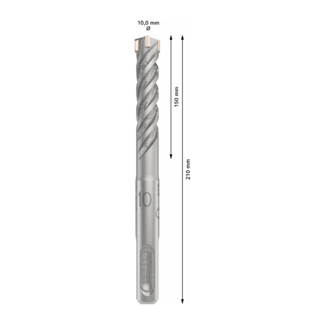 Bosch PRO Punta per martello SDS plus-5X, 10 x 50 x 110 mm