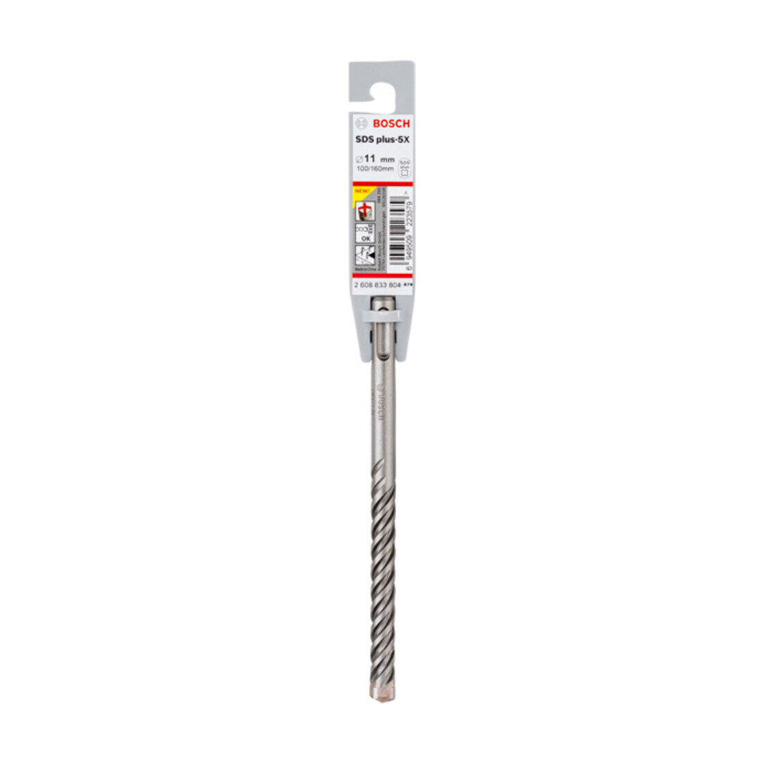 Bosch PRO Punta per martello SDS plus-5X, 11 x 100 x 160 mm