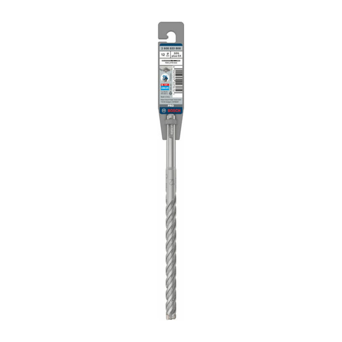 Bosch PRO Punta per martello SDS plus-5X, 12 x 150 x 210 mm