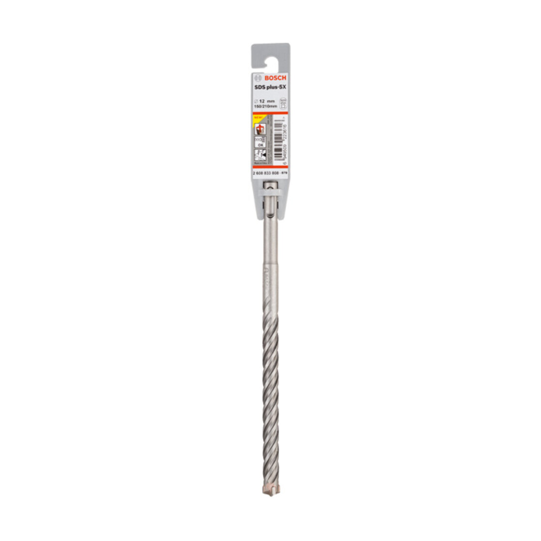 Bosch PRO Punta per martello SDS plus-5X, 12 x 150 x 210 mm