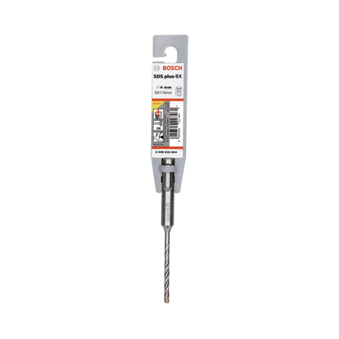 Bosch PRO Punta per martello SDS plus-5X, 4 x 50 x 110 mm
