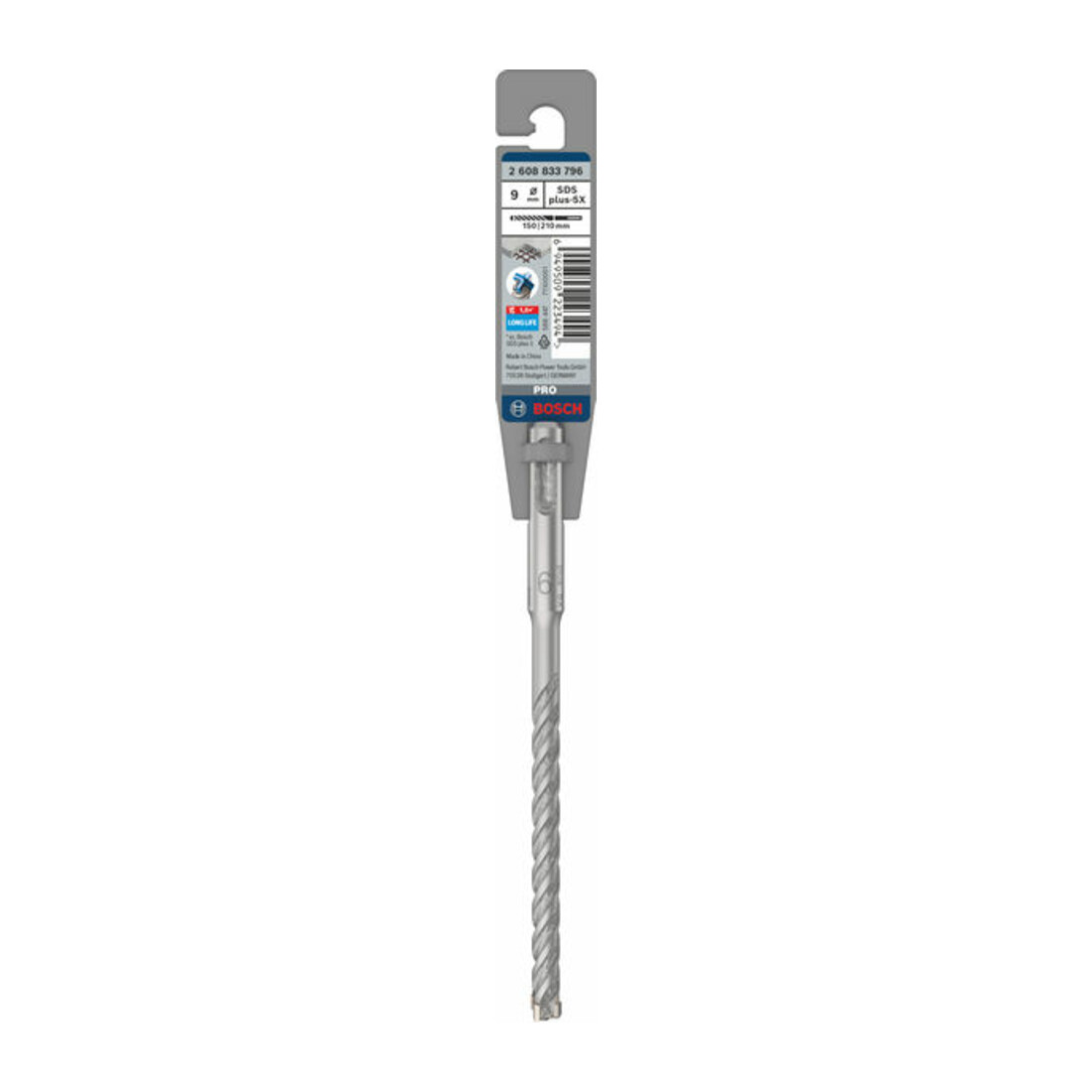 Bosch PRO Punta per martello SDS plus-5X, 9 x 150 x 210 mm
