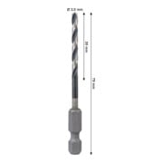 Bosch PRO Punte a spirale in metallo HSS-G Impact, 3,5 x 39 x 79 mm-4