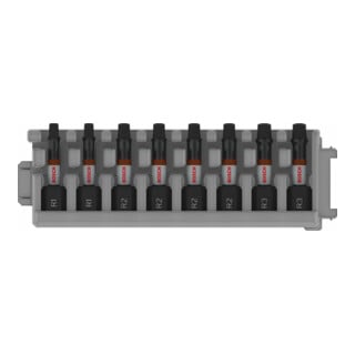 Bosch PRO R Impact Bit Set, 2 x R1, 4 x R2, 2 x R3, 55 mm, 8-tlg