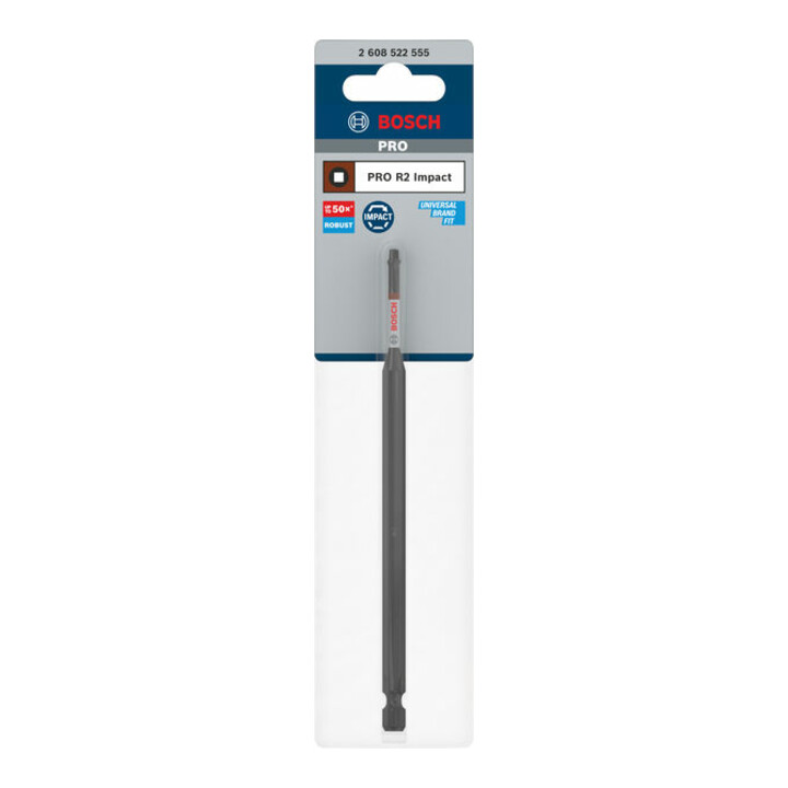 Bosch PRO Robertson Impact Bit, R2, 150 mm