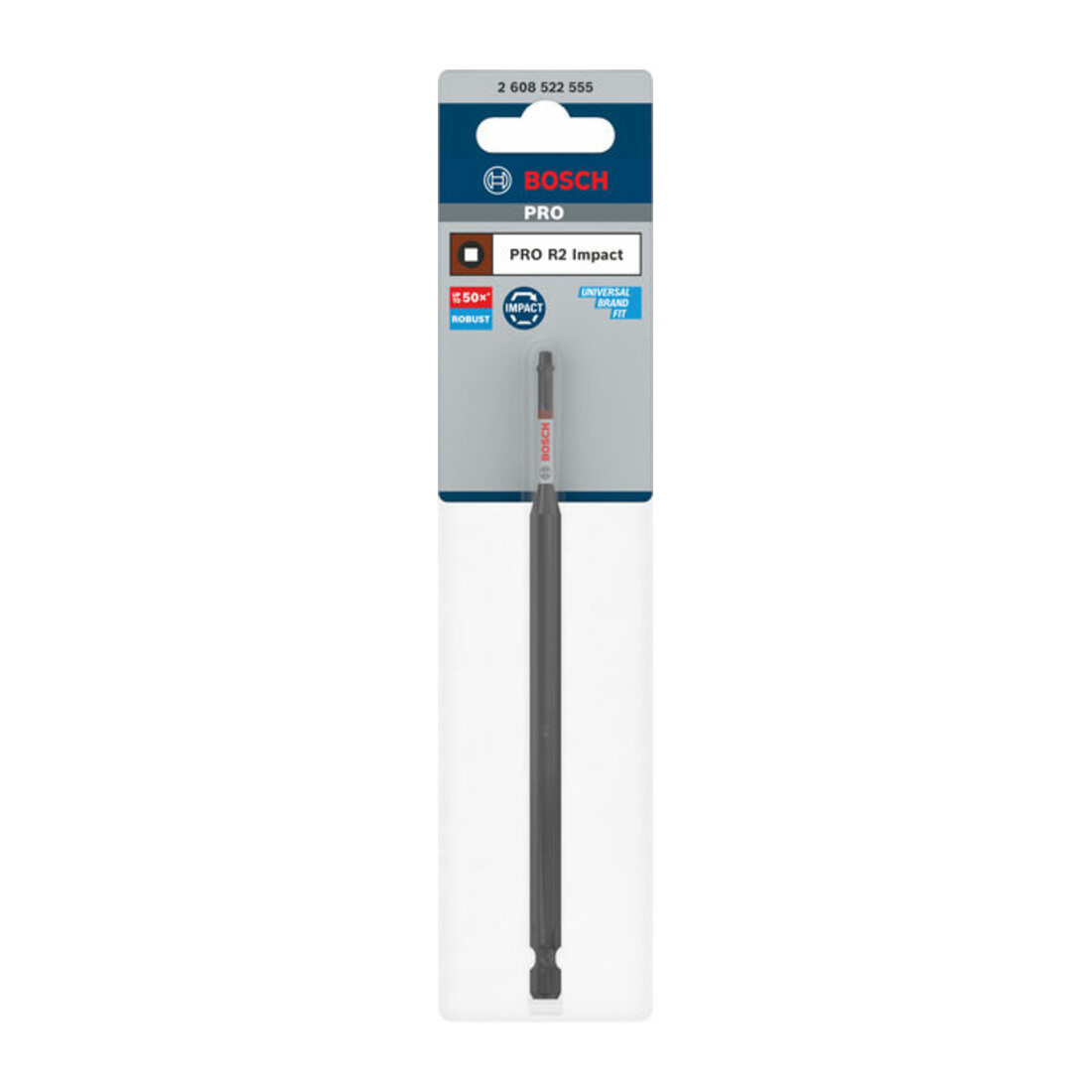 Bosch PRO Robertson Impact Bit, R2, 150 mm