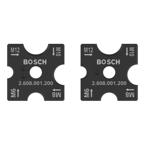 Bosch PRO Schneidebacken Gewindestangenschneider Set, für M6, M8, M10, M12