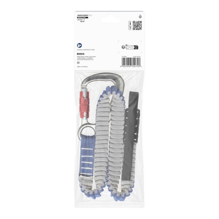 Bosch PRO Schouderband zwaar 16 kg met 1 karabijnhaak en 1 platte koordlus