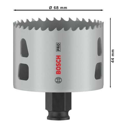 Bosch PRO Scie-cloche Multi-matériaux PC Plus, 68 mm