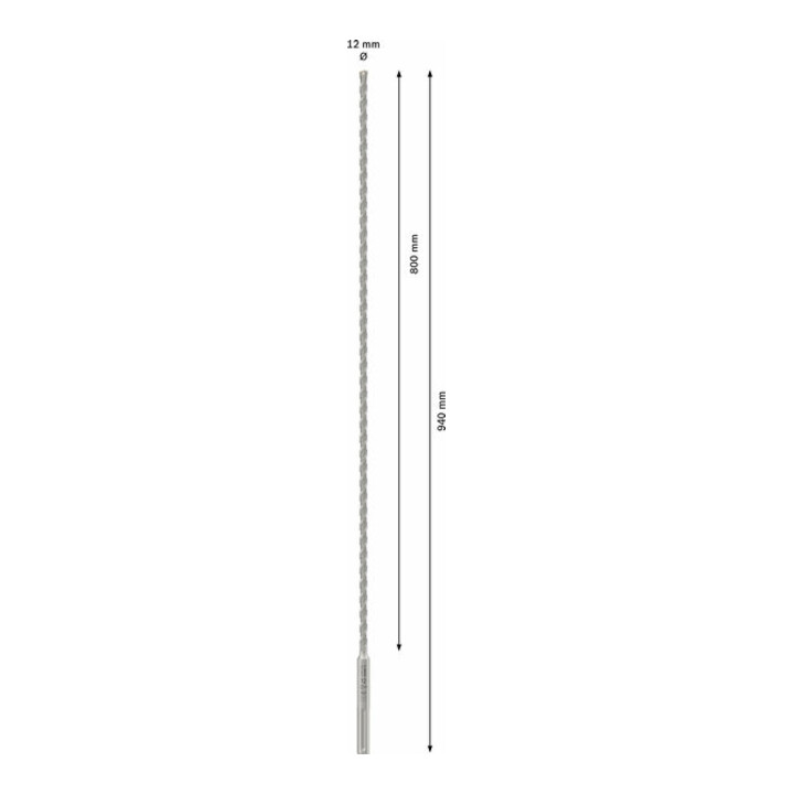 Bosch PRO SDS max-4 Hammerbohrer, 12 x 800 x 940 mm