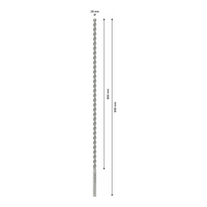 Bosch PRO SDS max-4 Hammerbohrer, 18 x 800 x 940 mm