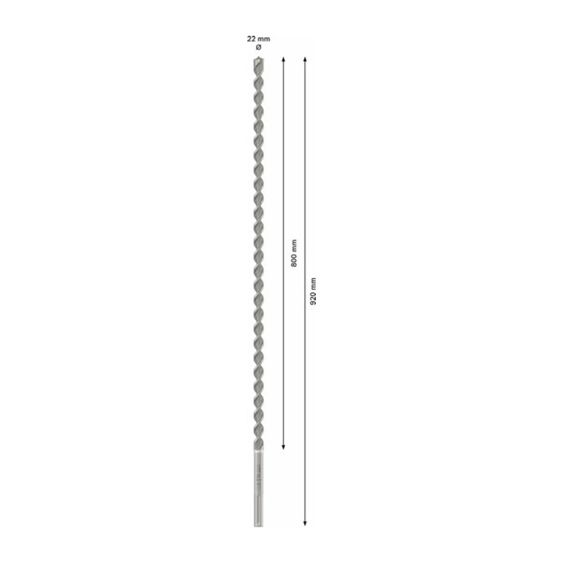 Bosch PRO SDS max-4 Hammerbohrer, 22 x 800 x 920 mm