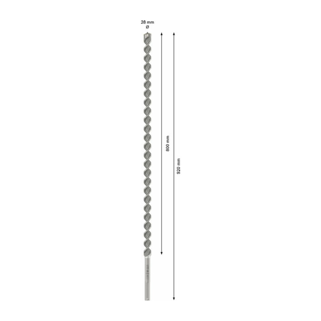 Bosch PRO SDS max-4 Hammerbohrer, 28 x 800 x 920 mm