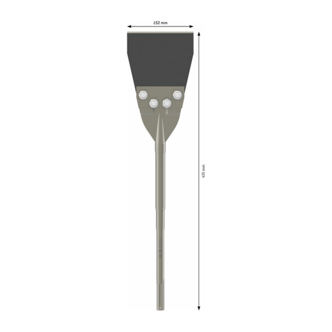 Bosch PRO SDS max Bodenschaber, 152 x 635 mm