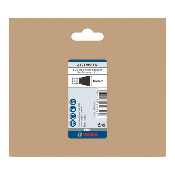 Bosch PRO SDS max Bodenschaber Ersatzset, 152 mm