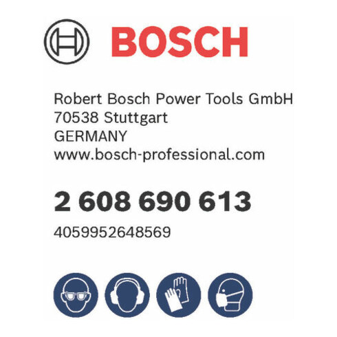 Bosch PRO SDS max Bodenschaber Ersatzset, 152 mm