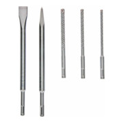 Bosch PRO SDS plus-4C Jeu de burins et forets, 5 pcs