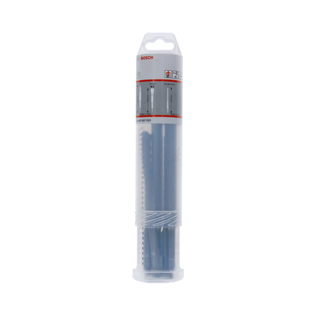 Bosch PRO SDS plus-4C Jeu de burins et forets, 5 pcs