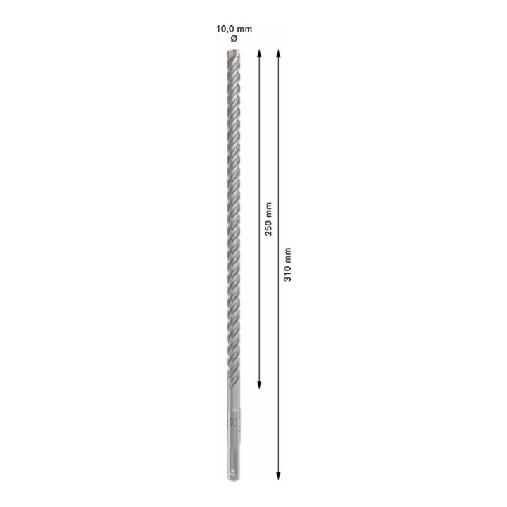 Bosch PRO SDS plus-5X Boorhamer, 10 x 250 x 310 mm