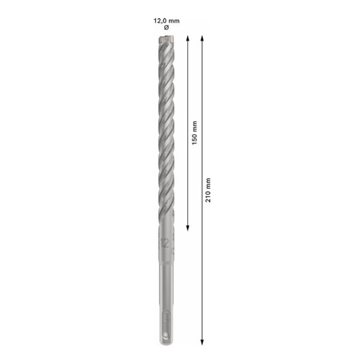 Bosch PRO SDS plus-5X Boorhamer, 12 x 150 x 210 mm