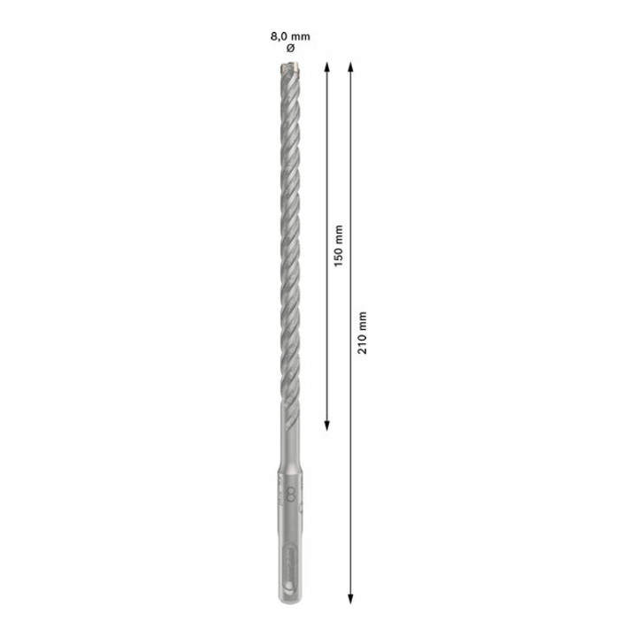 Bosch PRO SDS plus-5X Boorhamer, 8 x 150 x 210 mm