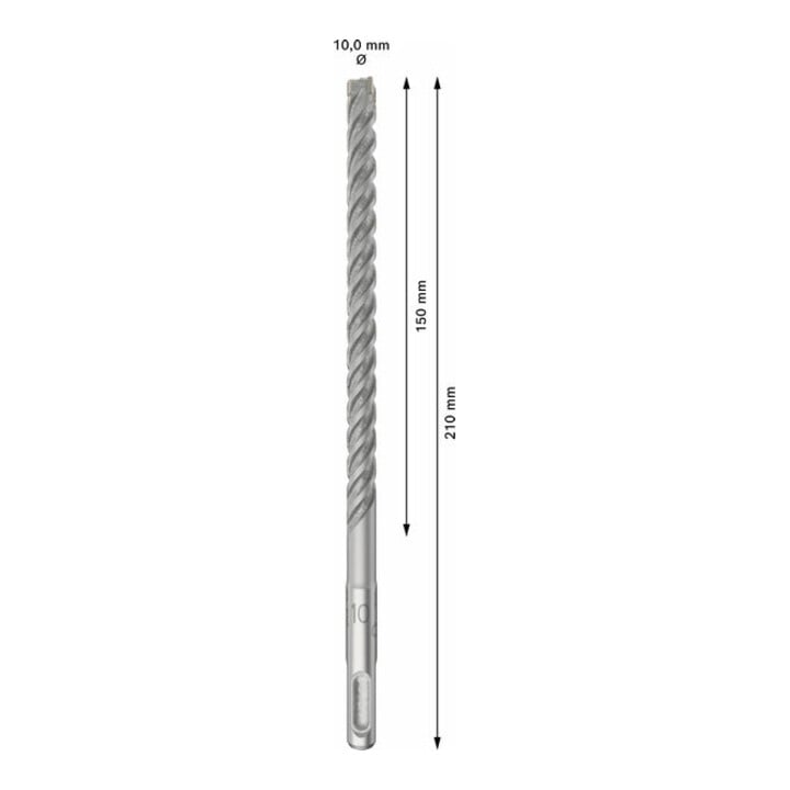 Bosch PRO SDS plus-5X Hammerbohrer, 10 x 150 x 210 mm, 10-tlg.
