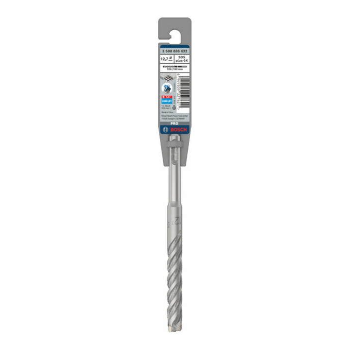 Bosch PRO SDS plus-5X Hammerbohrer, 12,7 x 100 x 160 mm