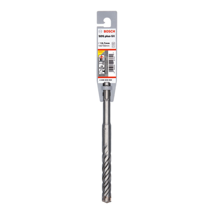 Bosch PRO SDS plus-5X Hammerbohrer, 12,7 x 100 x 160 mm