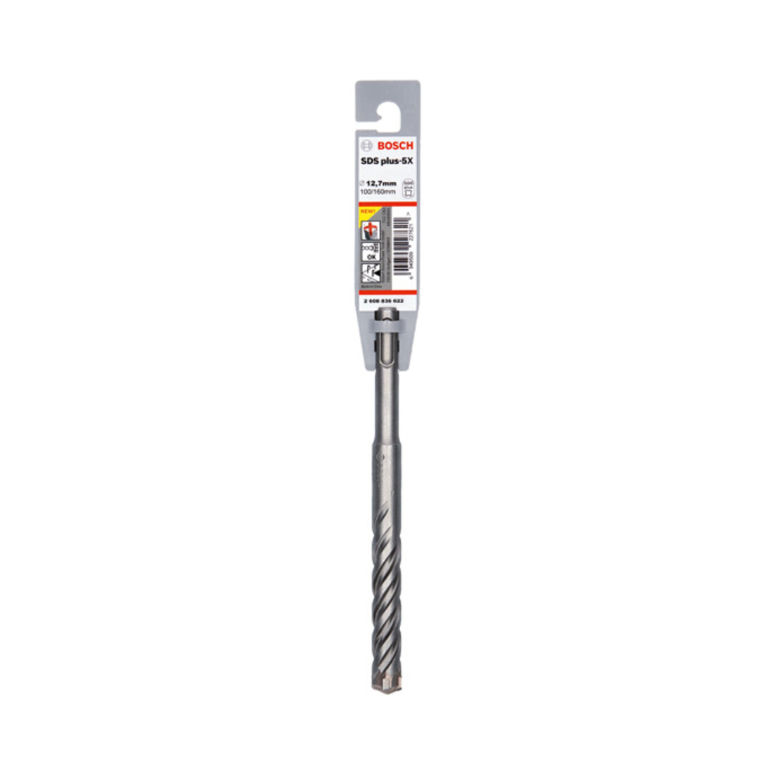 Bosch PRO SDS plus-5X Hammerbohrer, 12,7 x 100 x 160 mm