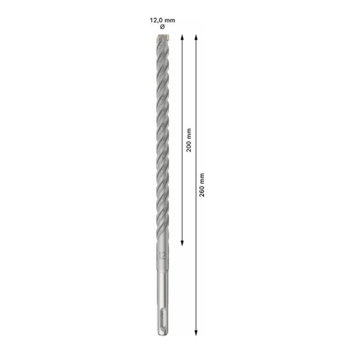 Bosch PRO SDS plus-5X Hammerbohrer, 12 x 200 x 260 mm, 10-tlg.