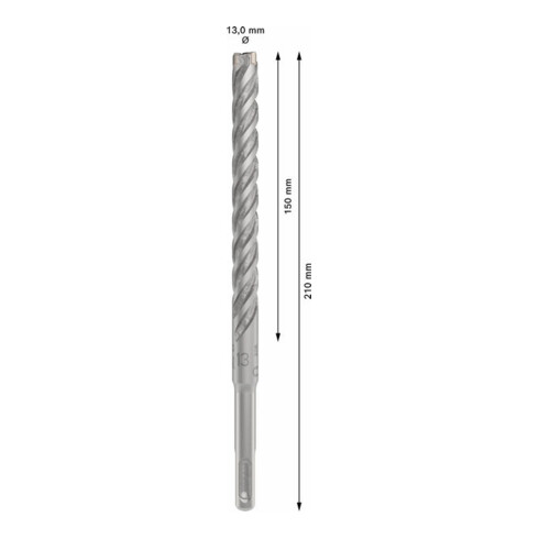 Bosch PRO SDS plus-5X Hammerbohrer, 13 x 150 x 210 mm