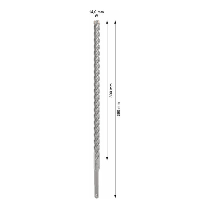 Bosch PRO SDS plus-5X Hammerbohrer, 14 x 300 x 360 mm