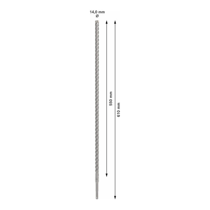 Bosch PRO SDS plus-5X Hammerbohrer, 14 x 550 x 610 mm