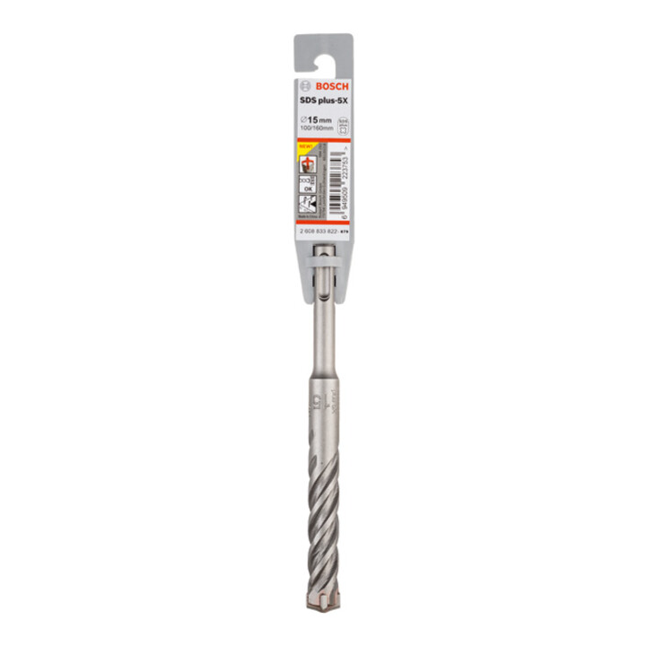 Bosch PRO SDS plus-5X Hammerbohrer, 15 x 100 x 160 mm