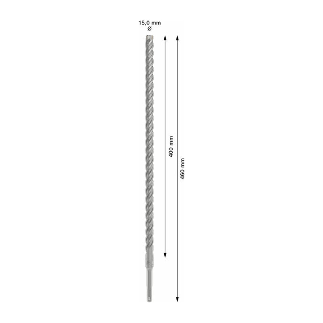 Bosch PRO SDS plus-5X Hammerbohrer, 15 x 400 x 460 mm
