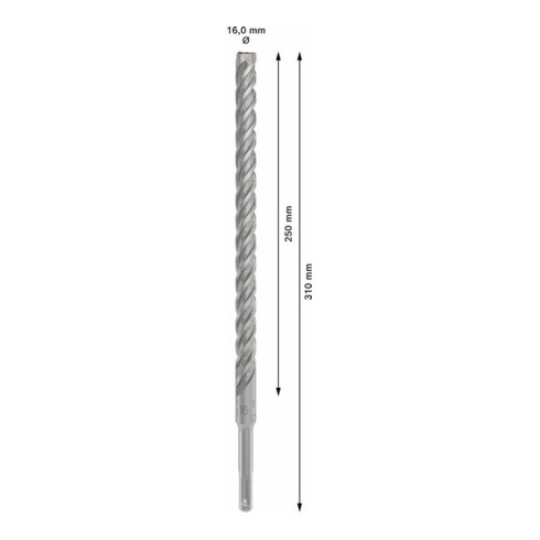 Bosch PRO SDS plus-5X Hammerbohrer, 16 x 250 x 310 mm