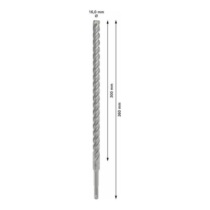 Bosch PRO SDS plus-5X Hammerbohrer, 16 x 300 x 360 mm